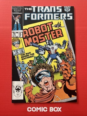 Marvel Comics The Transformers Robot Master #15 1986 - Image 2