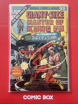 Marvel Comics Master Of Kung Fu #4 Giant Size Triumph Of Tiger-Claw 1975