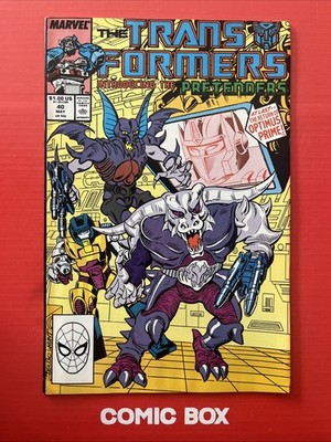 Marvel Comics The Transformers #40 1st Pretenders + Return Of Optimus Prime - Image 2