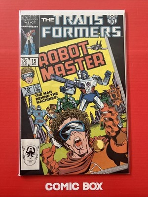 Marvel Comics The Transformers Robot Master #15 1986