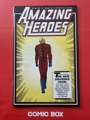 Black And White Comics Amazing Heroes #101 Fantagraphics 1986 - Image 2