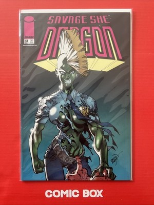 Image Comics Savage She Dragon #51 Pink Logo Variant 1993