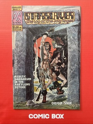 Pacific Comics Starslayer Log Of The Jolly Roger #1 Rocketeer Cameo Key 1982 - Image 2