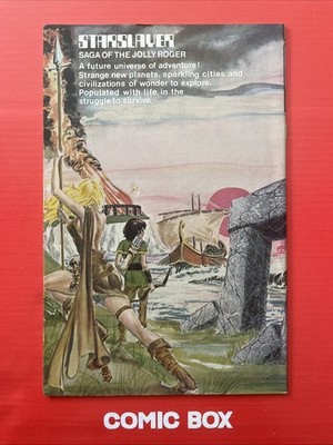 Pacific Comics Starslayer Log Of The Jolly Roger #1 Rocketeer Cameo Key 1982 - Image 3