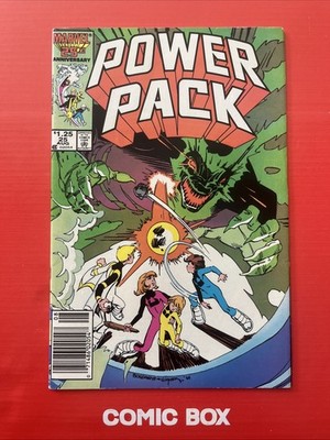 Marvel Comics Power Pack #25 1986 Newsstand Variant High Grade - Image 2