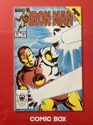 Marvel Comics Iron Man #197 1985 Bronze Age - Image 2