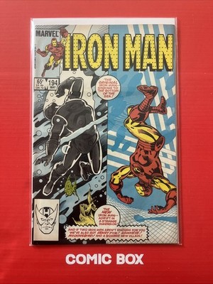 Marvel Comics Iron Man #194 1985 Bronze Age 1st Appearance Scarge Key