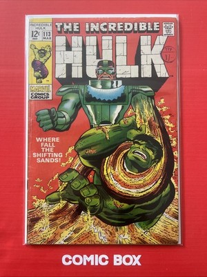 Marvel Comics The Incredible Hulk #113 1968 Silver Age