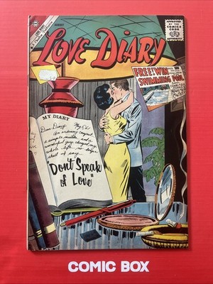 Charlton Comics Love Diary Cigarette Cover 1961 Silver Age