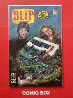 Zine Comics Blip #4 Vol 1 Video Game 1983 Bronze Age