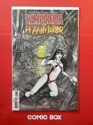 Dynamite Comics Vampirella Vs Reanimator #1 Vol 1 Blacky Shepherd Variant 2019