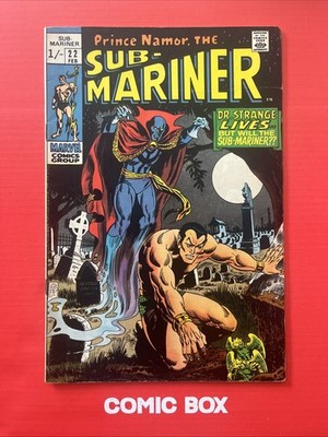 Marvel Comics Prince Namor The Sub-Mariner #22 1970 Bronze Age