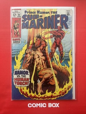 Marvel Comics Prince Namor The Sub-Mariner #14 1969 Bronze Age