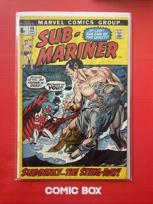 Marvel Comics Prince Namor The Sub-Mariner #46 1972 Bronze Age