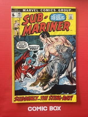 Marvel Comics Prince Namor The Sub-Mariner #46 1972 Bronze Age - Image 2