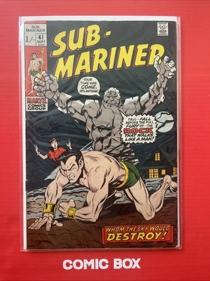 Marvel Comics Prince Namor The Sub-Mariner #41 1971 Bronze Age
