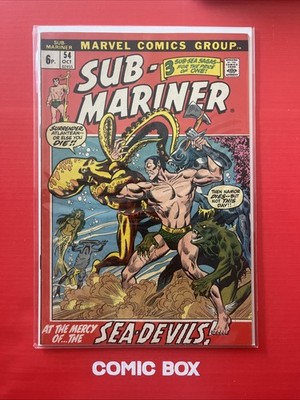 Marvel Comics Prince Namor The Sub-Mariner #54 1972 Bronze Age 1st App Of Lorvex