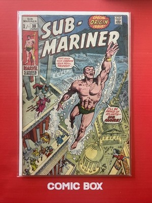 Marvel Comics Prince Namor The Sub-Mariner #38 1971 Bronze Age