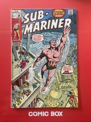 Marvel Comics Prince Namor The Sub-Mariner #38 1971 Bronze Age - Image 2