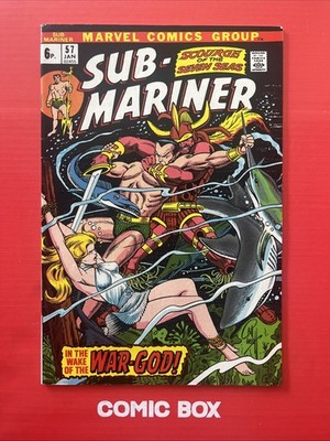 Marvel Comics Prince Namor The Sub-Mariner #57 1972 Bronze Age - Image 2