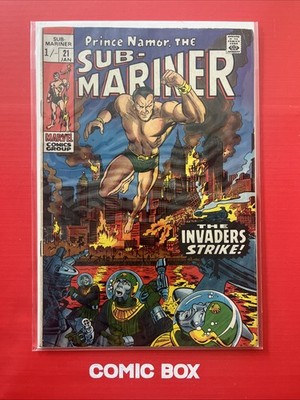 Marvel Comics Prince Namor The Sub-Mariner #21 1970 Bronze Age