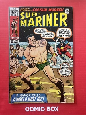 Marvel Comics Prince Namor The Sub-Mariner #30 1970 Bronze Age