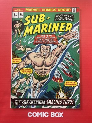 Marvel Comics Prince Namor The Sub-Mariner #63 1973 Bronze Age - Image 2