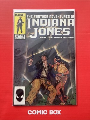 Marvel Comics The Further Adventures Of Indiana Jones #24 1984 Bronze Age