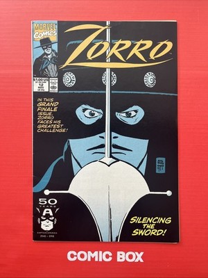 Marvel Comics Zorro #12 1991 Scarce - Image 2