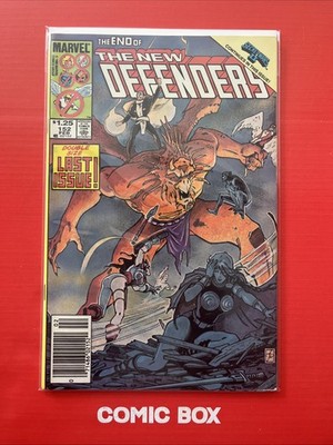 Marvel Comics End Of The New Defenders #152 Last Issue Newsstand Variant 1986