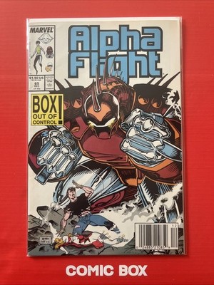 Marvel Comics Alpha Flight #65 Newsstand Variant 1988