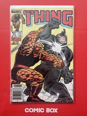 Marvel Comics The Thing #24 1985 Bronze Age Newsstand Variant