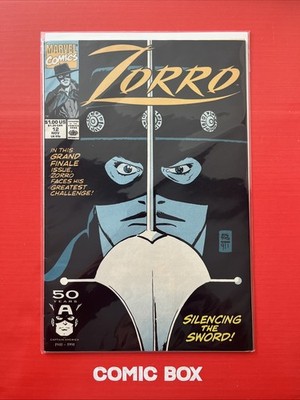 Marvel Comics Zorro #12 1991 Scarce