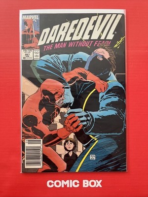 Marvel Comics Daredevil The Man Without Fear  #267 1989 Newsstand Variant