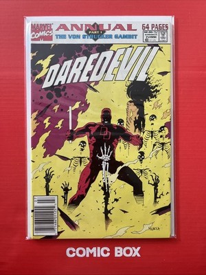 Marvel Comics Daredevil Annual 1991 Scarce Newsstand Variant High Grade