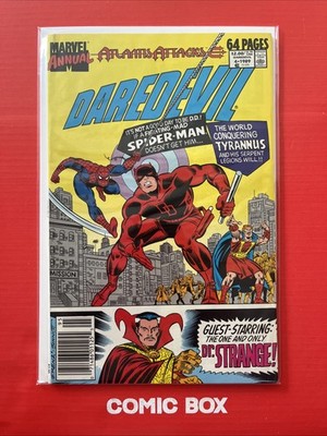 Marvel Comics Daredevil 1989 Scarce Newsstand Variant Annual High Grade
