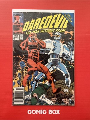 Marvel Comics Daredevil The Man Without Fear  #275 1989 Newsstand Variant Romita