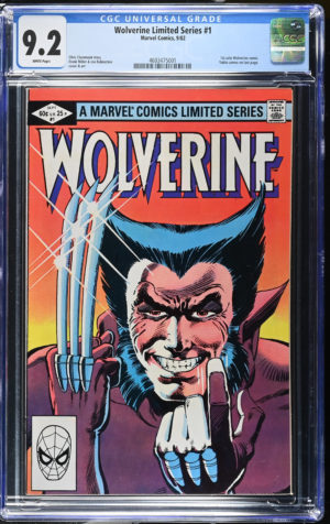 <b>CGC Graded [9.2] Marvel<Br>Wolverine #1</b><br><p style="font-size:10px"> 1st Solo Wolverine</p>