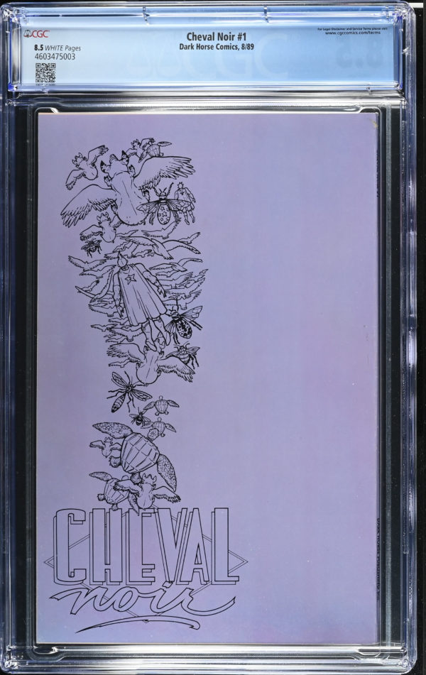 <b>CGC Graded [8.5] Dark Horse<Br>Cheval Noir #1</b><br><p style="font-size:10px"> Dave Stevens Classic</p> - Image 2