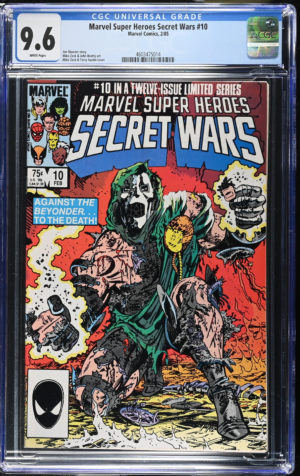 <b>CGC Graded [9.6] Marvel<Br>Sup Heroes Secret Wars #10</b><br><p style="font-size:10px"> Volume 1</p>