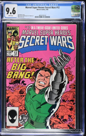 <b>CGC Graded [9.6] Marvel<Br>Sup Heroes Secret Wars #12</b><br><p style="font-size:10px"> Vol 1</p>