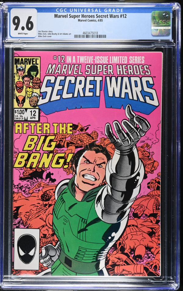 <b>CGC Graded [9.6] Marvel<Br>Sup Heroes Secret Wars #12</b><br><p style="font-size:10px"> Vol 1</p>