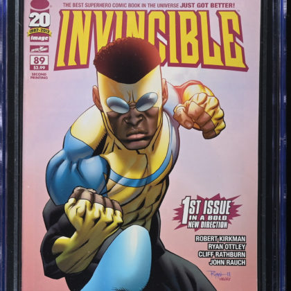 CGC Graded [9.8] ImageInvincible #89 Mega Rare 2nd Printing Variant