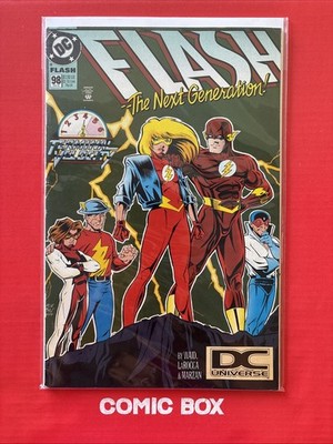 DC Comics Flash The Next Generation #98 Very Scarce DC Universe Logo 1995