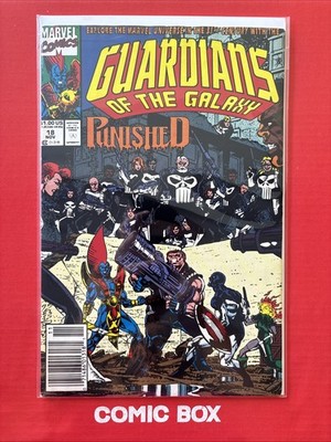 Marvel Comics Guardians Of The Galaxy Punished #18 Rare Newsstand Variant