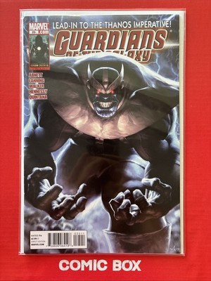 Marvel Comics Guardians Of The Galaxy #25 2010 Iconic Thanos Cover