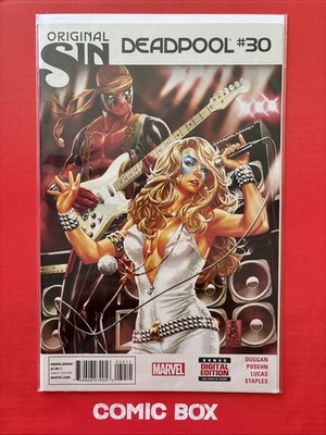 Marvel Comics Original Sin Deadpool #30 Dazzler Cover 2014