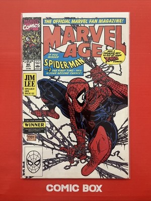 Marvel Comics Marvel Age #90 Mcfarlane Spider-Man 1990