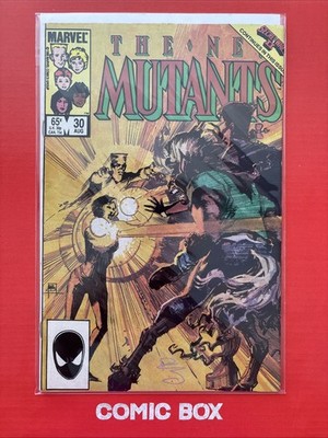Marvel Comics The New Mutants 1985 #30 Signed Bill Sienkiewicz Solid Condition