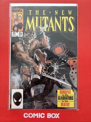 Marvel Comics The New Mutants 1985 #29 Signed Bill Sienkiewicz Solid Condition